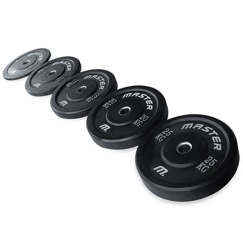 Viktskiva Master Fitness Bumperplate Svart